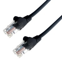 0.3m RJ45 CAT6 UTP Network Cable - Black 0.3m RJ45 CAT6 UTP Network Cable - Black